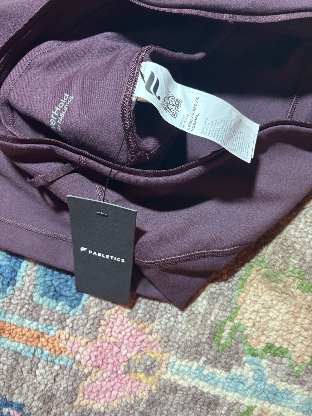 Fabletics | Boost PowerHold® High-Waisted Flare Pant | OxBlood | Large | Regular - Picture 10 of 10